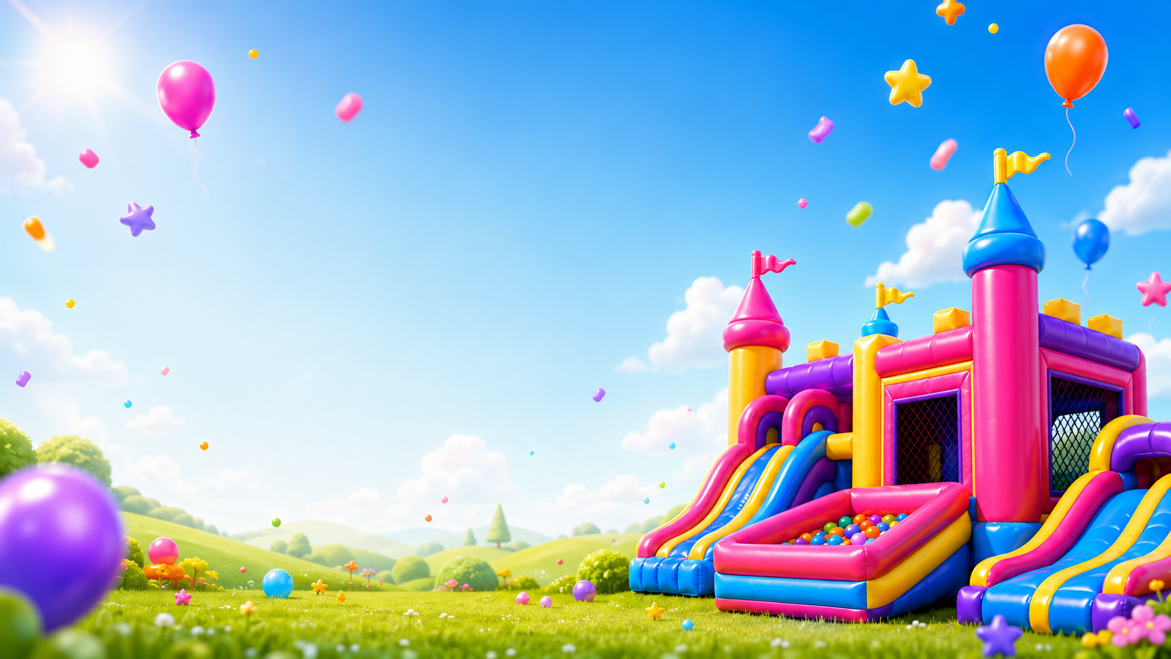 Castelo inflável Tik Toy Kids